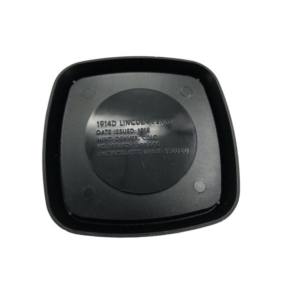 Vintage Banking Plastic Rare Coin Coasters Lincoln Thrift Association - Picture 5 of 8